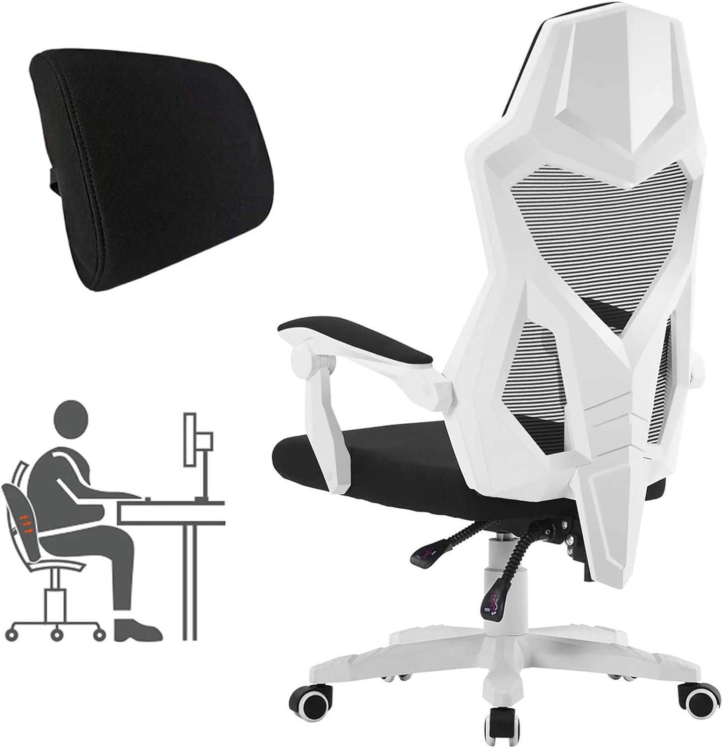 High Back Lumbar Support Office Chair