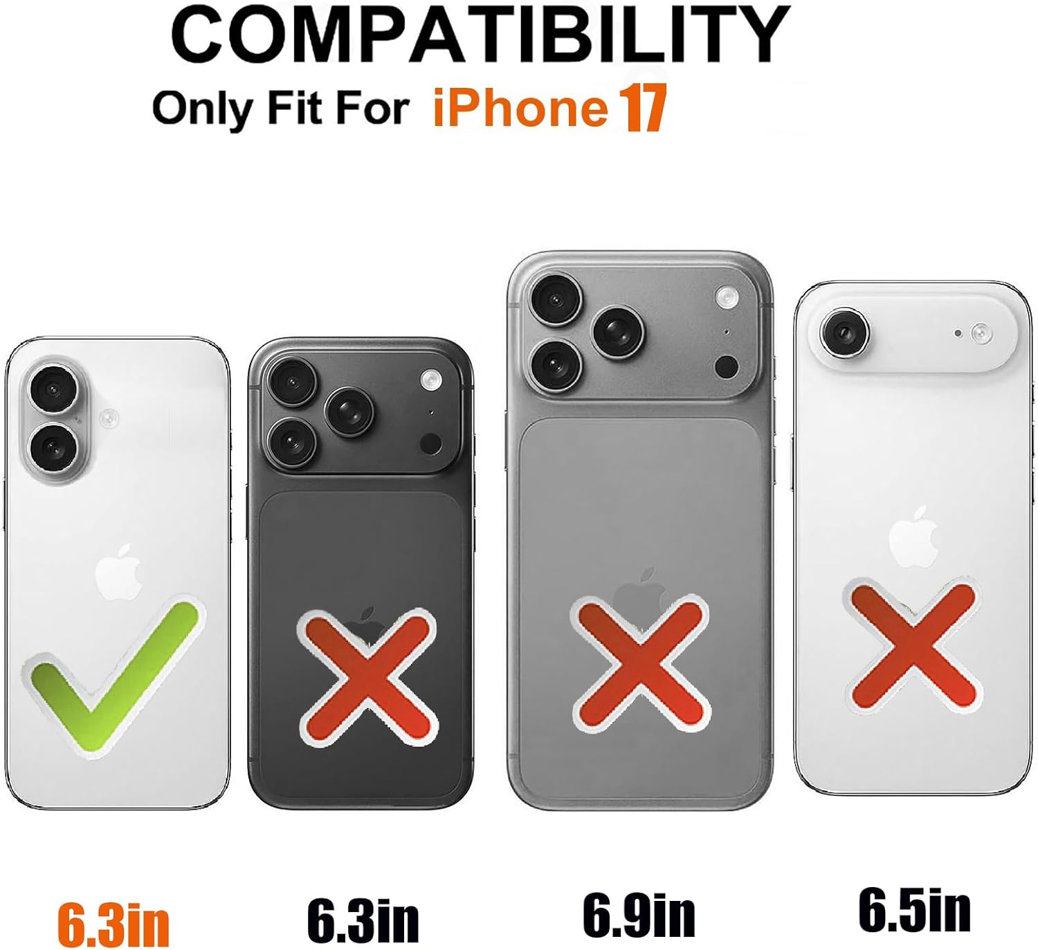 Shockproof TPU Corner Protector Clear Case for iPhone 17 Case