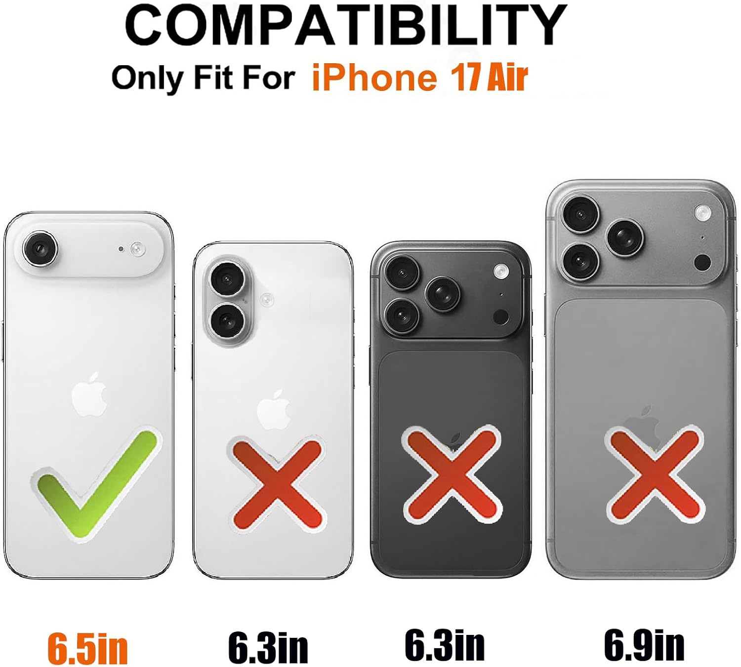 Shockproof TPU Corner Protector Clear Case for iPhone 17 Air Case