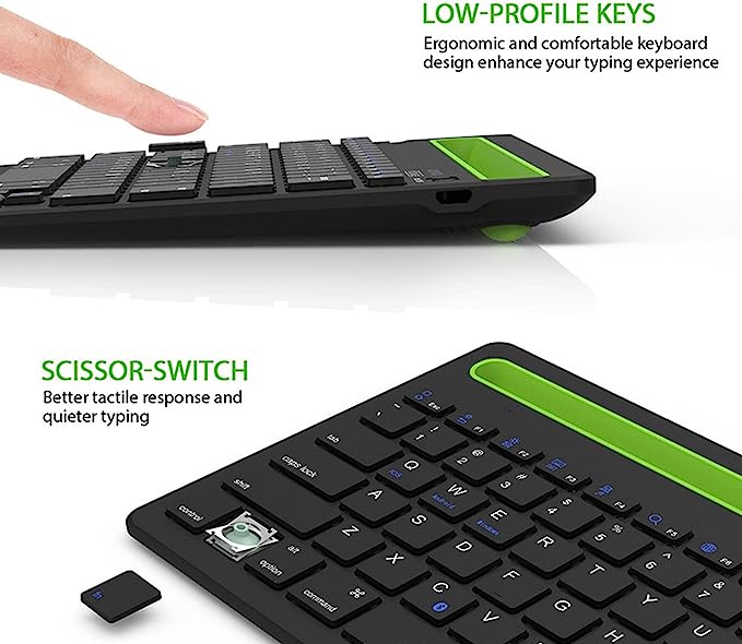 Wireless Multi-Device Keyboard - Black/White