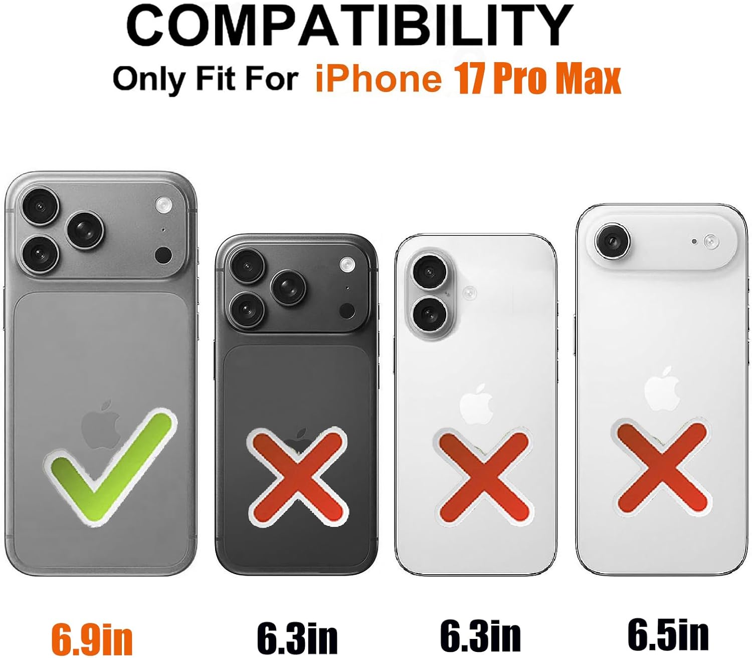 Shockproof TPU Corner Protector Clear Case for iPhone 17 Pro Max Case