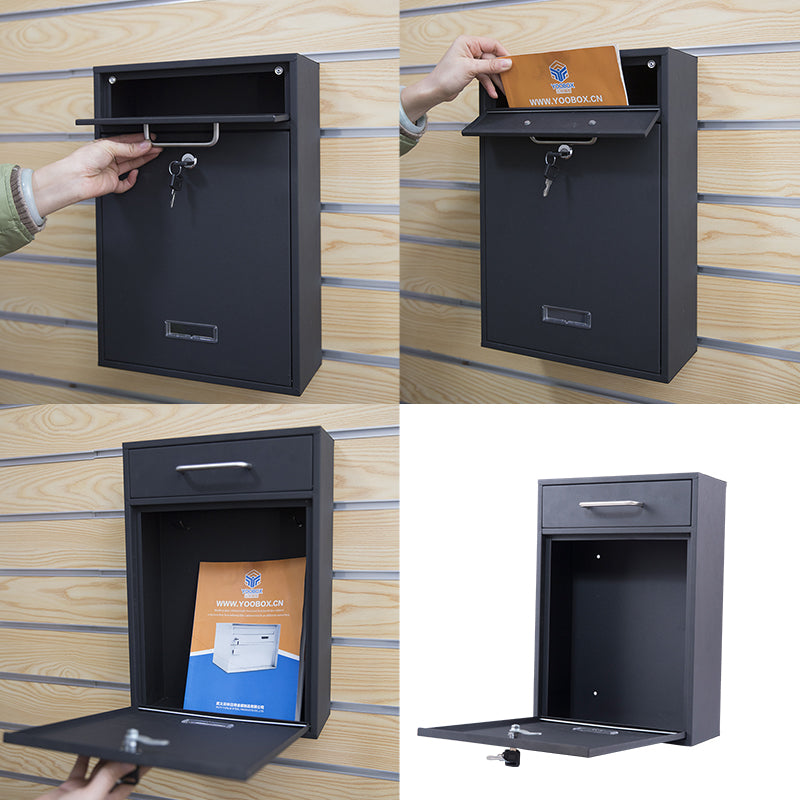 Wall Mounted Vertical Mailbox with Handle
