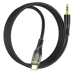 hoco. UPA25 Type-C TO AUX Cable Black