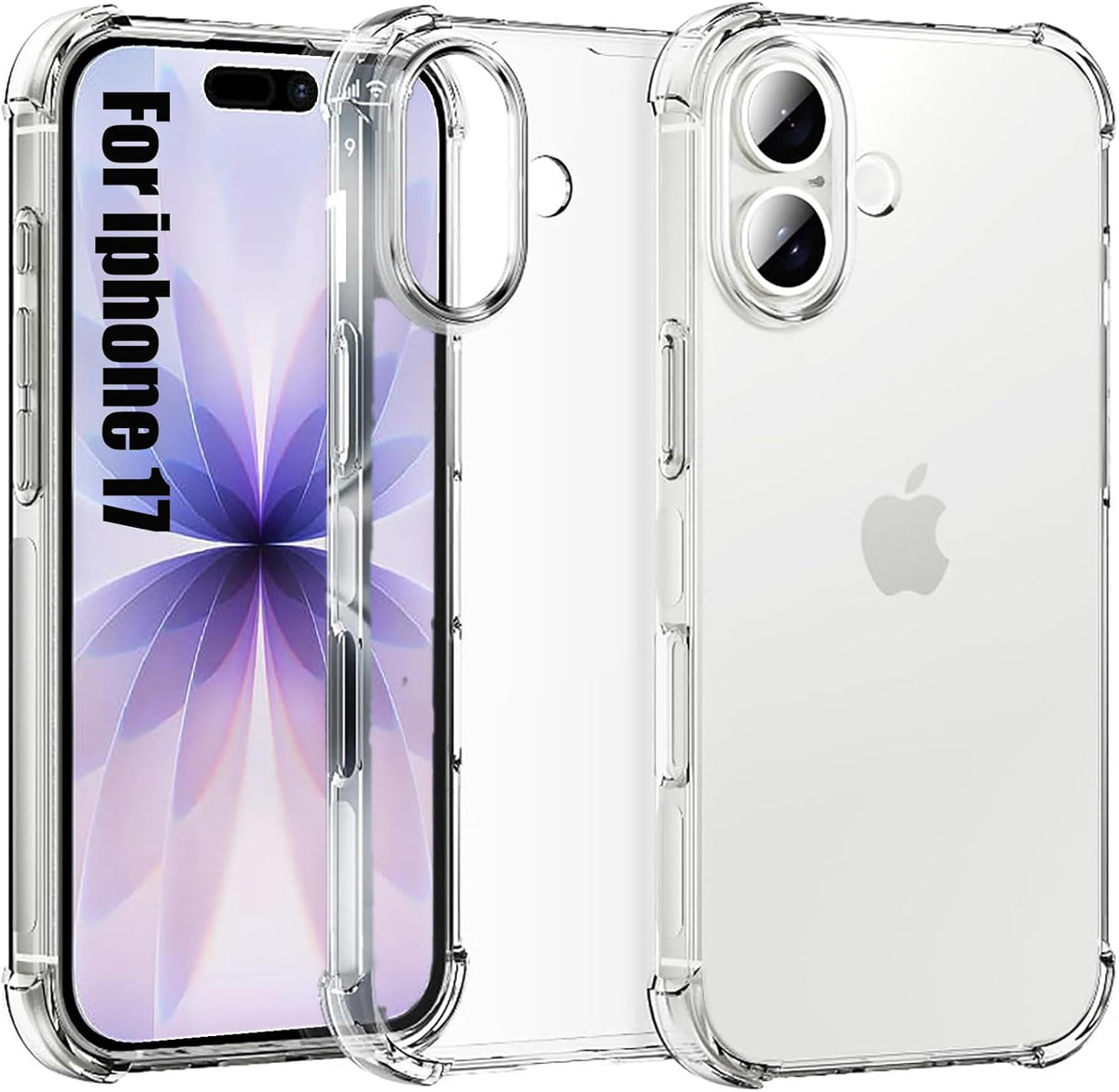 Shockproof TPU Corner Protector Clear Case for iPhone 17 Case