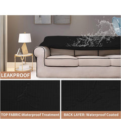 Galaxy Waterproof Sofa Couch Cover Black