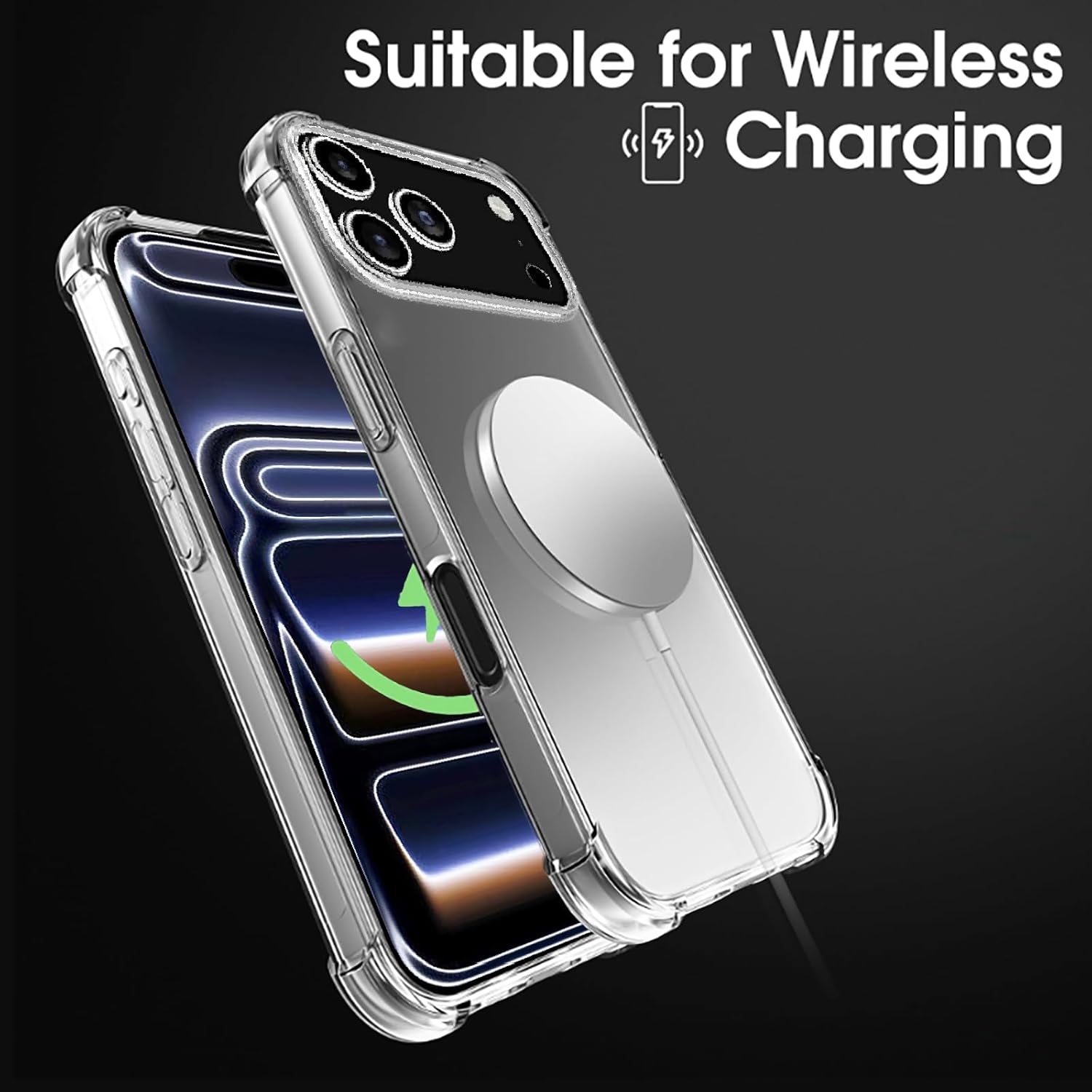 Shockproof TPU Corner Protector Clear Case for iPhone 17 Pro Case