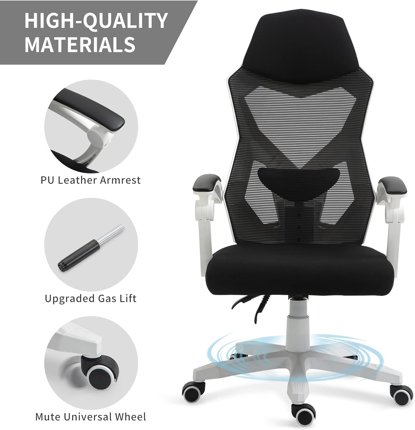 High Back Lumbar Support Office Chair