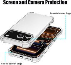 Shockproof TPU Corner Protector Clear Case for iPhone 17 Pro Max Case
