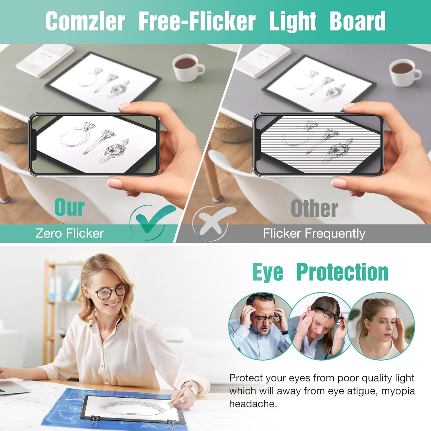 A3 LED Light Drawing Copy Board