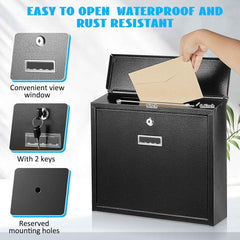 Wall Mounted Mailbox Key Lock