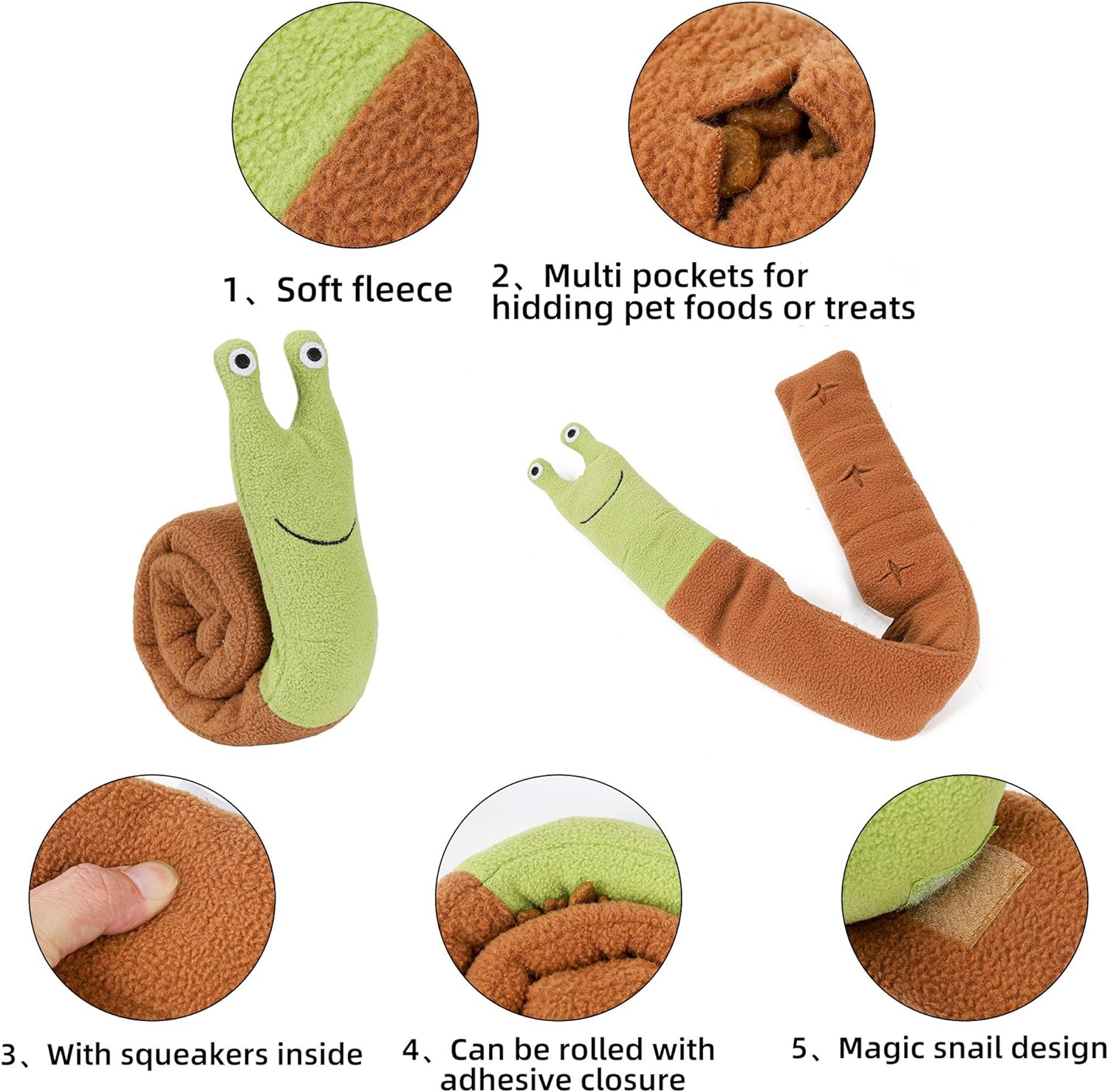 Snail Dog Puzzle Toys