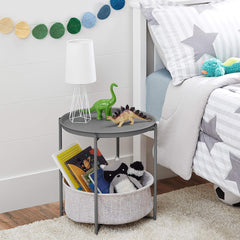 Basics Round Storage Side Table