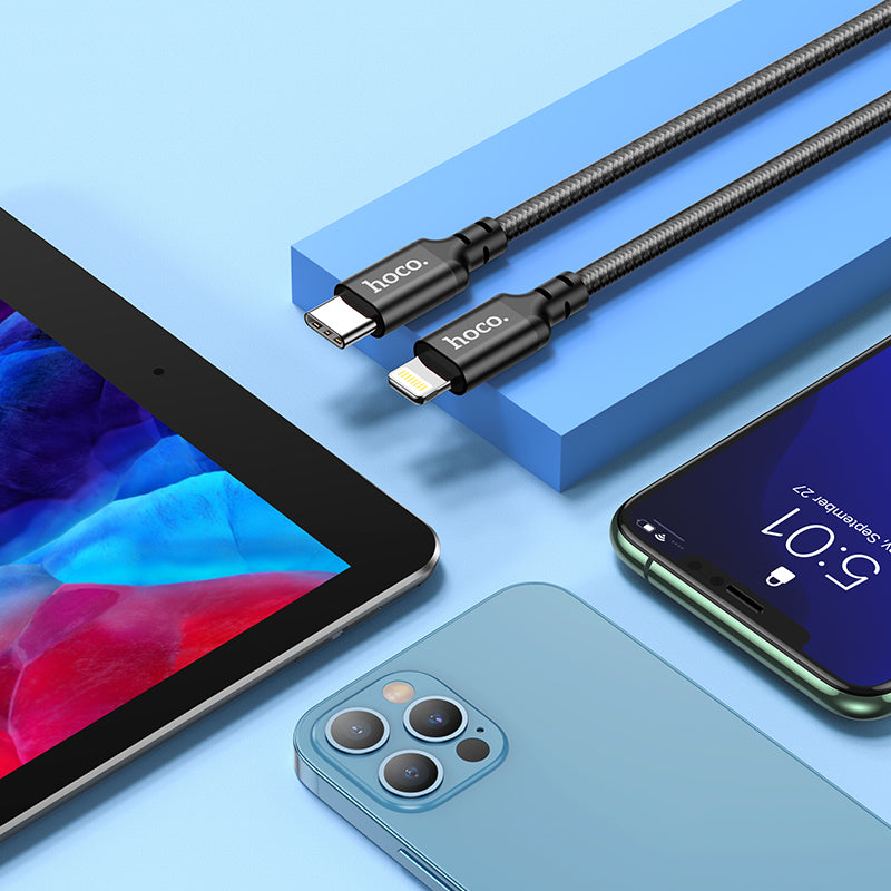 hoco. iPhone Lightning PD Type-C Fast Charging Cable 2M X14