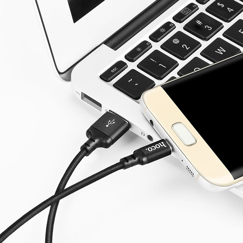 Hoco X14 Micro Charging Cable 62844 Black - 1m