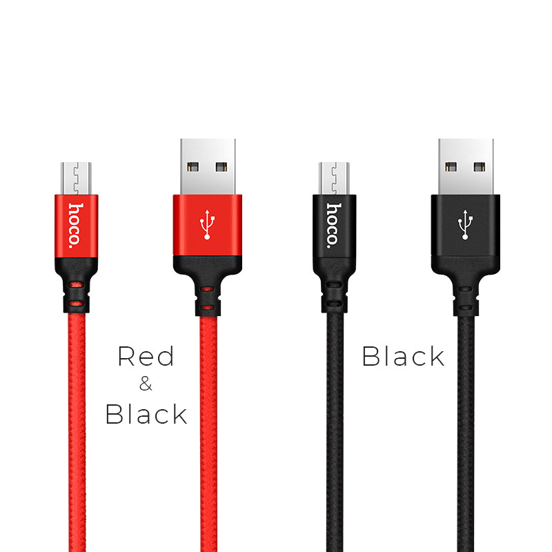 Hoco X14 Micro Charging Cable 62844 Black - 1m