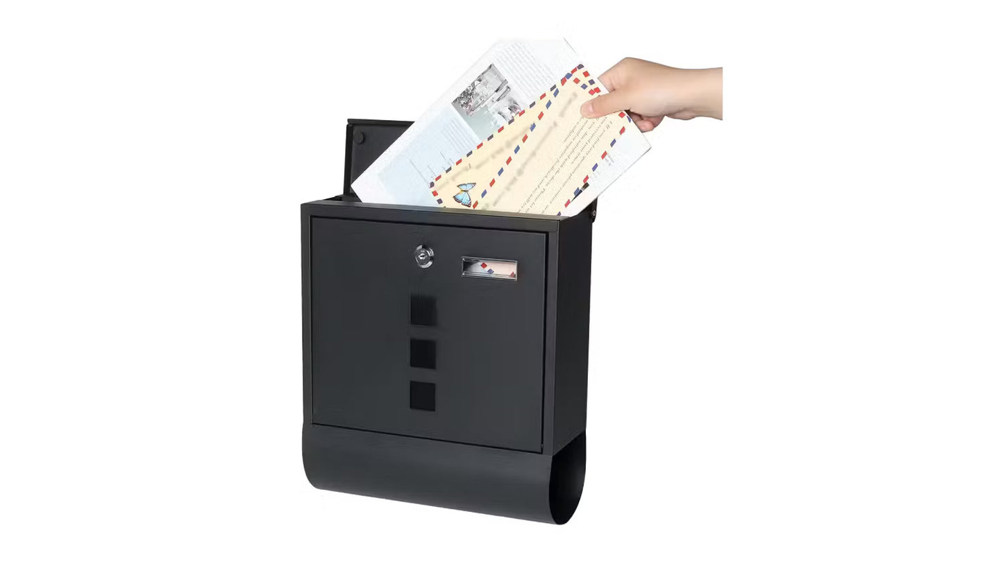 Letterbox Mailbox with Newspaper Holder