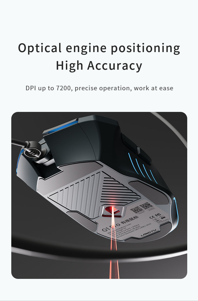 LANGTU G1Pro Wired Gaming Mouse