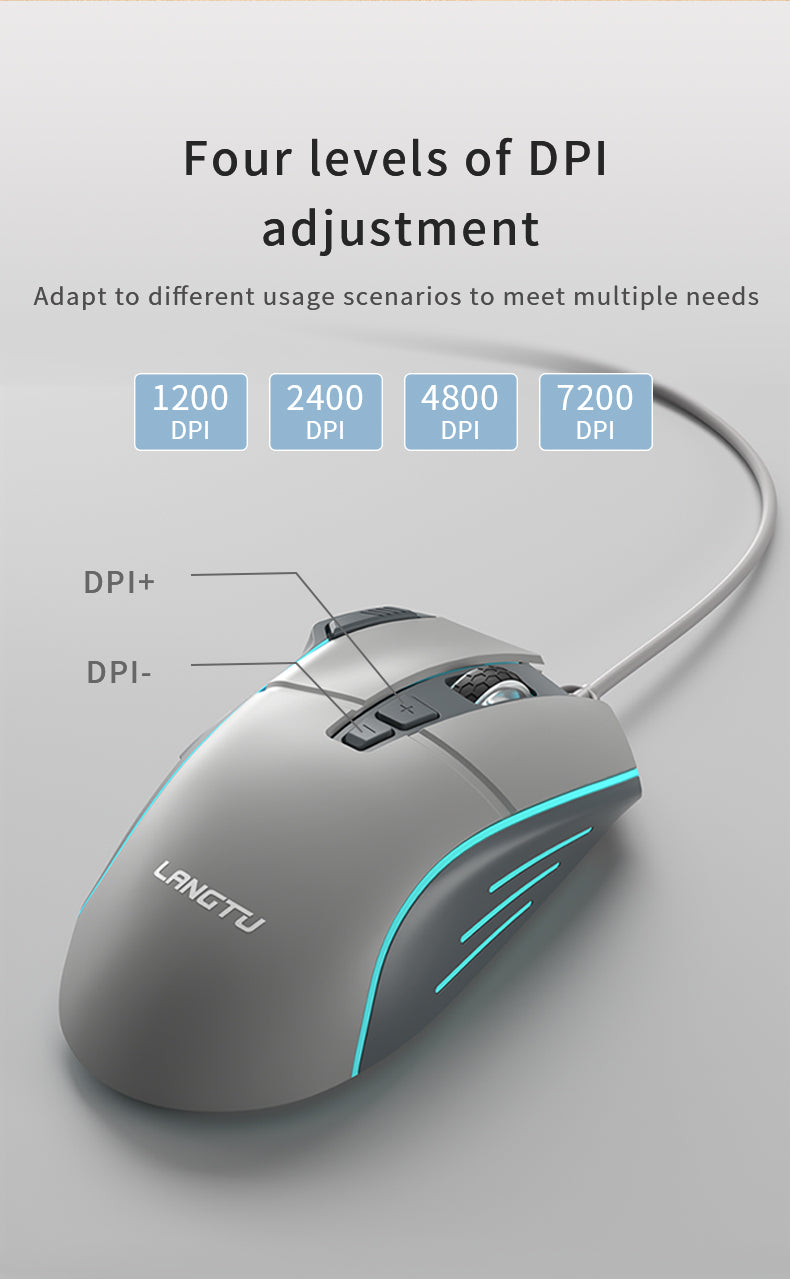LANGTU G1Pro Wired Gaming Mouse