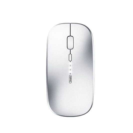 INPHIC Silent Rechargeable Ultra Slim Wireless Mouse 2.4G -Silver
