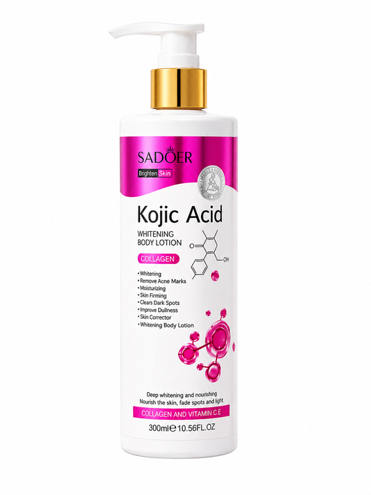 SADOER Kojic Acid Brightening Body Lotion – 300ml