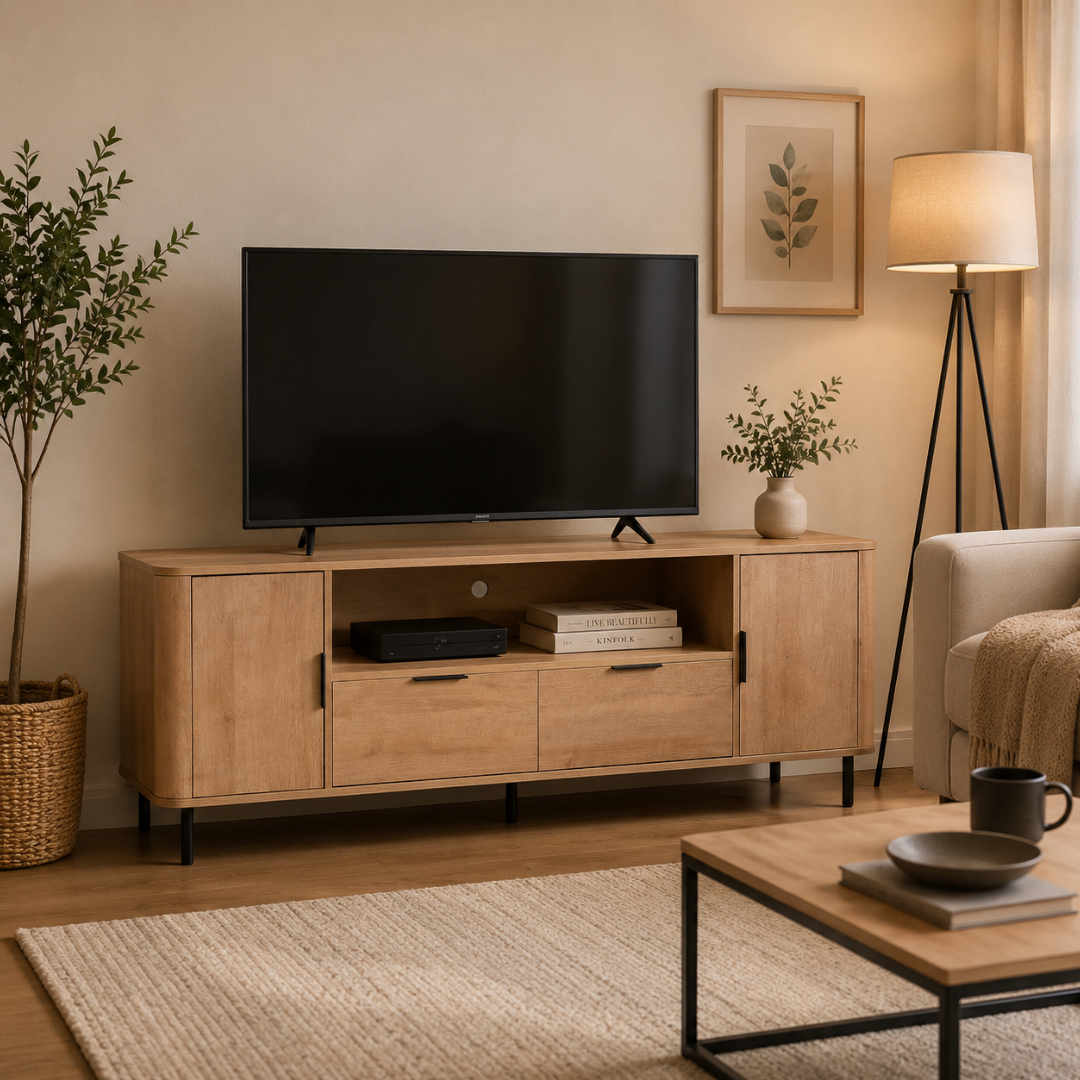 Ubarn Oak Entertainment Unit (1.6M)