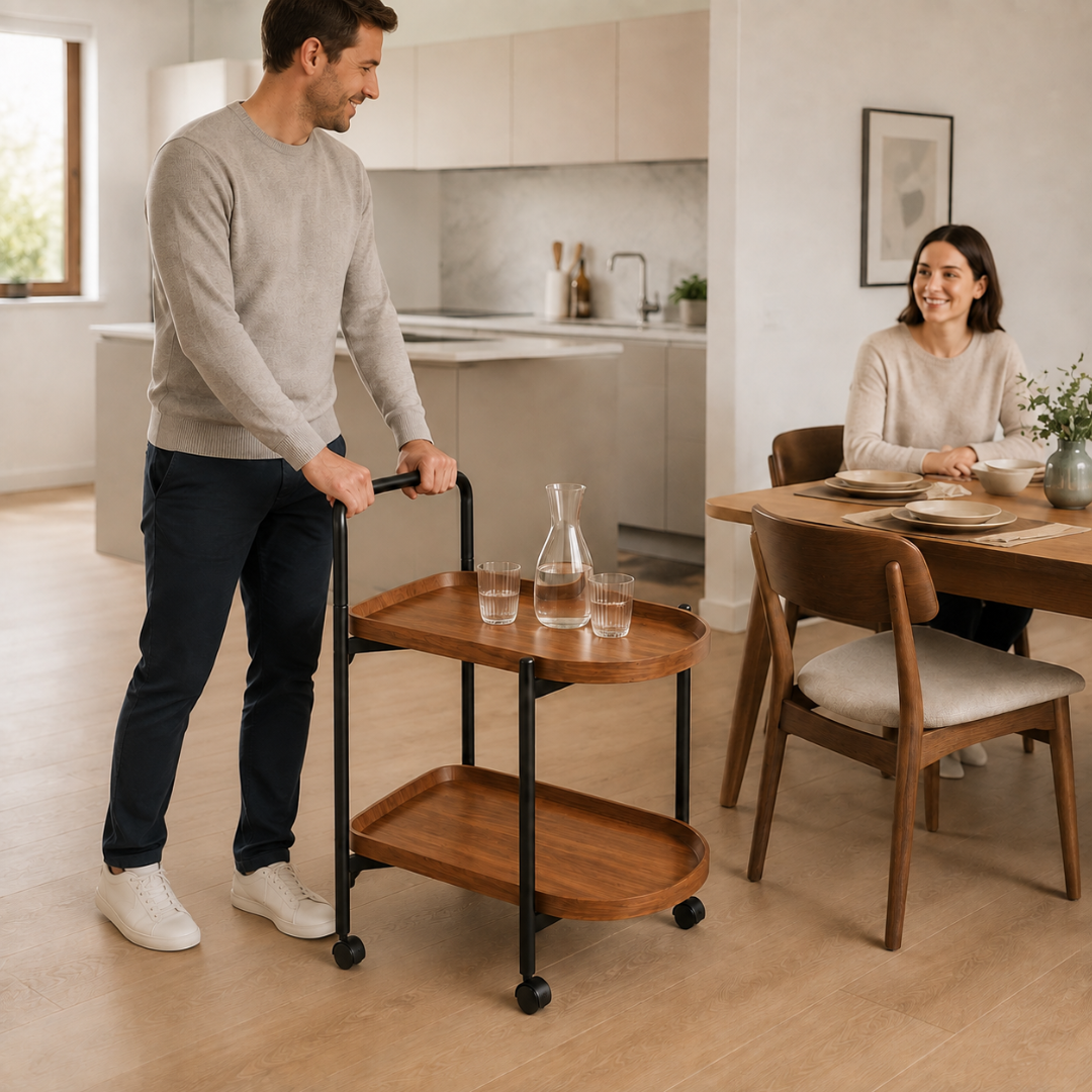 Arden 2-Tier Drinks Trolley