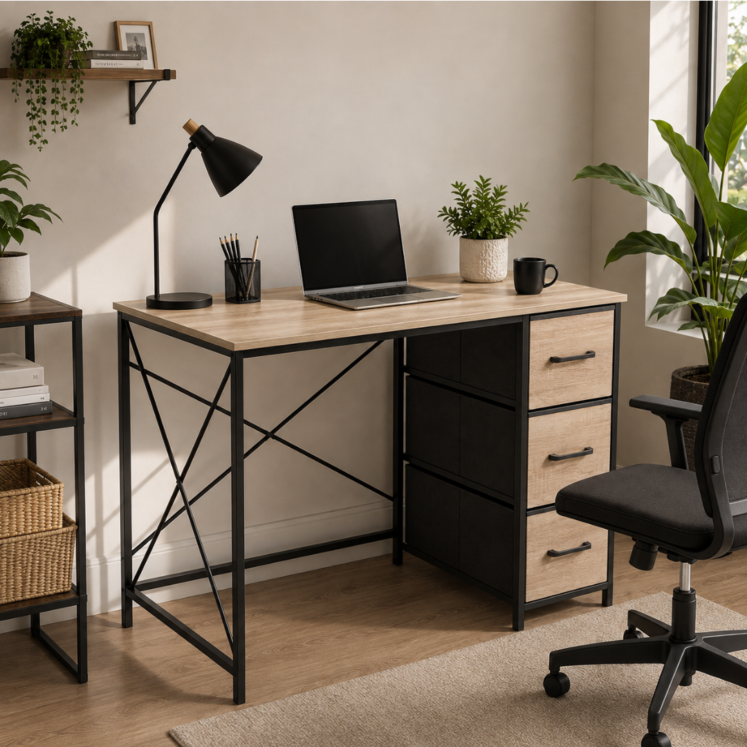 Urban Oak Drawer Desk