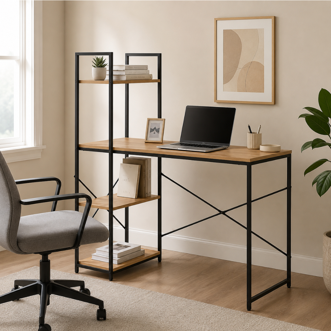 Urban Oak Shelf Desk