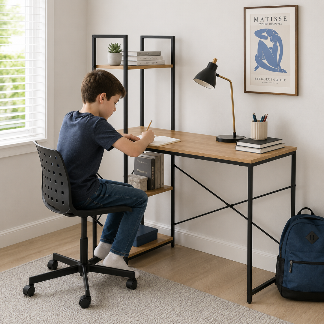 Urban Oak Shelf Desk