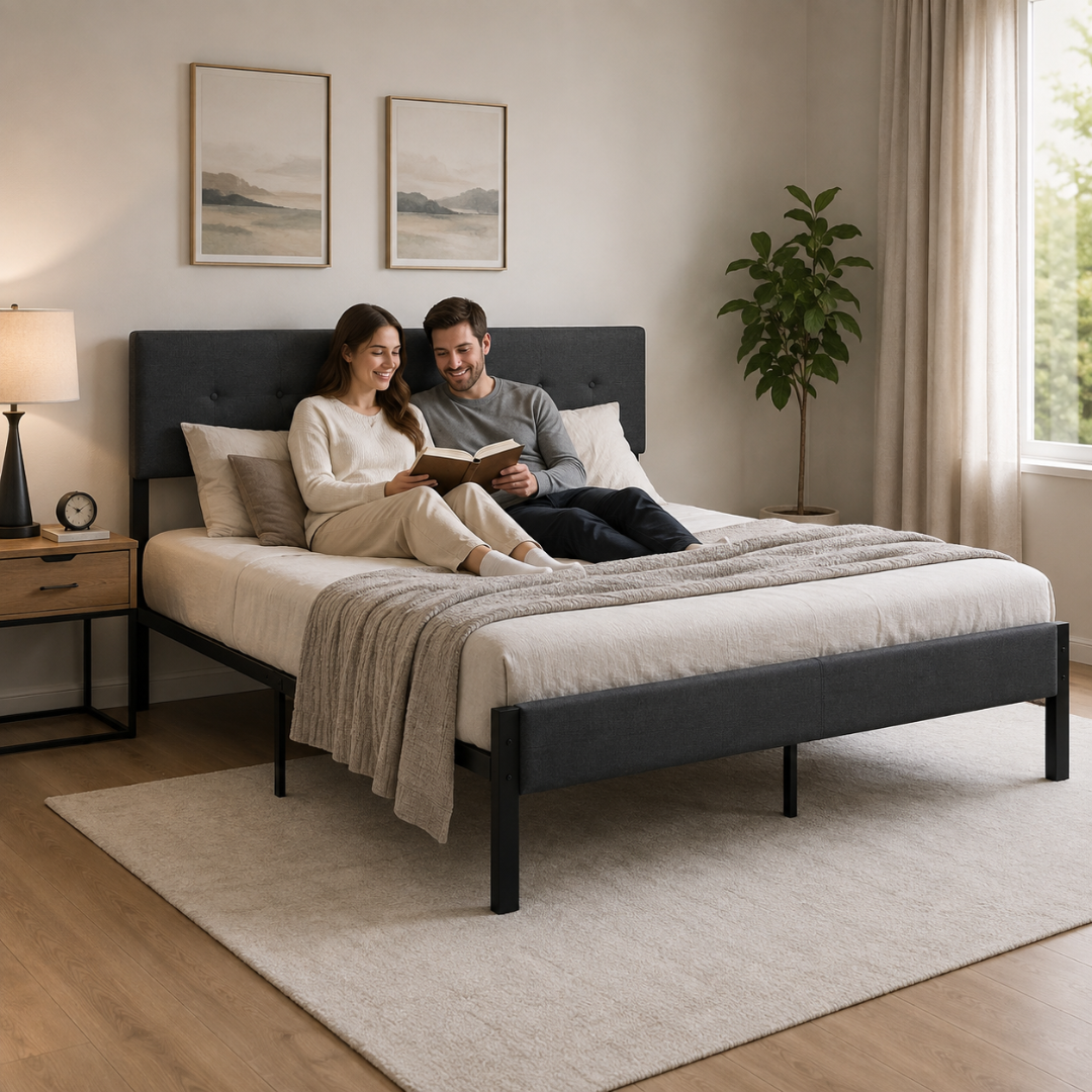 Camden Metal Bed Frame – Queen