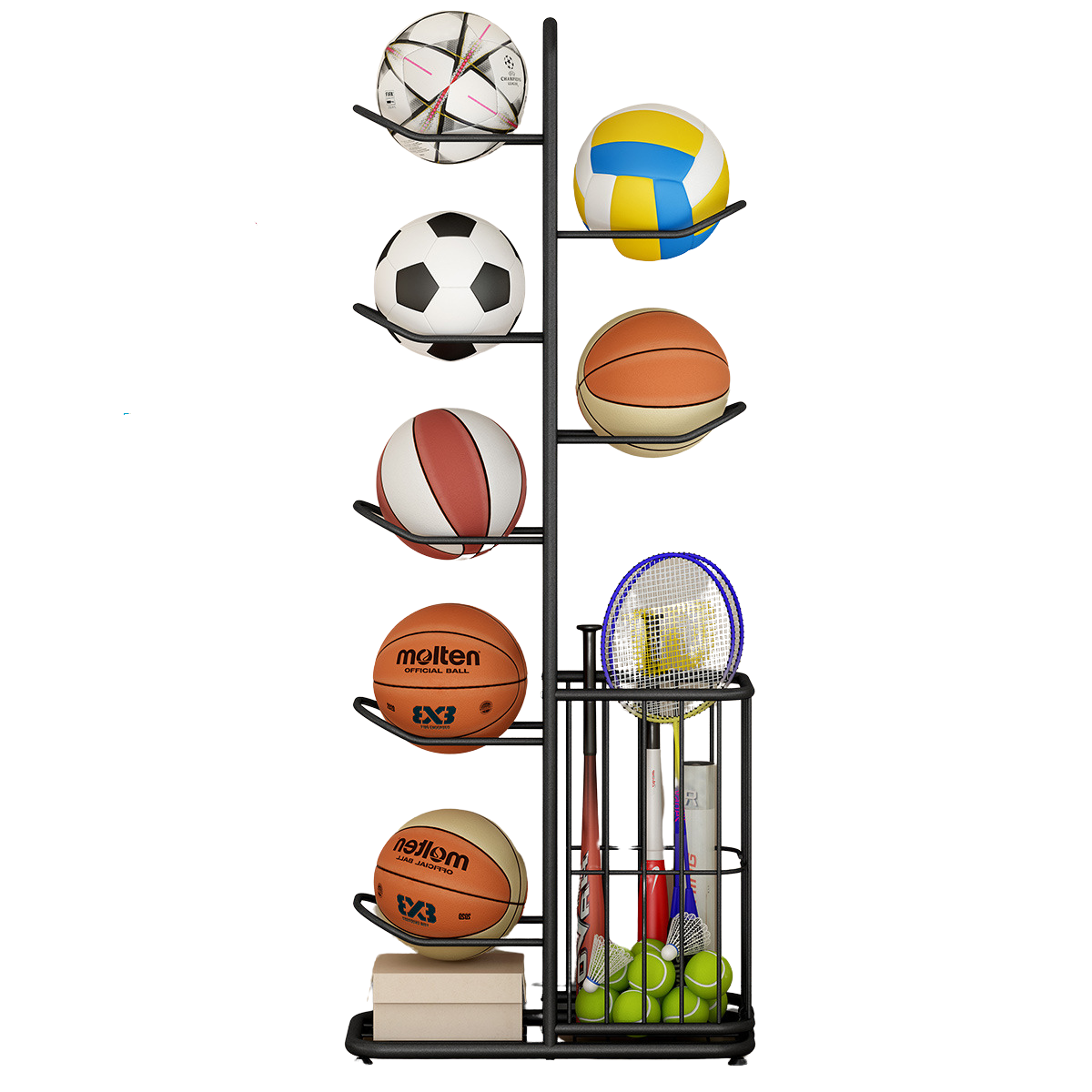 Sports Ball Stand Storage Rack