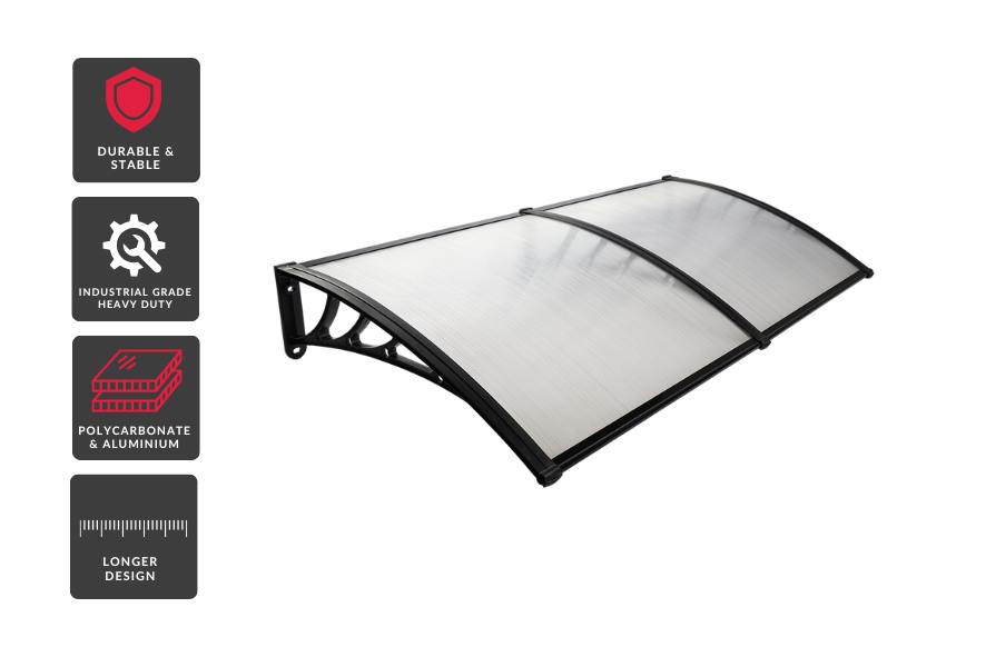 Window Canopy Awning 1.5M x 1M