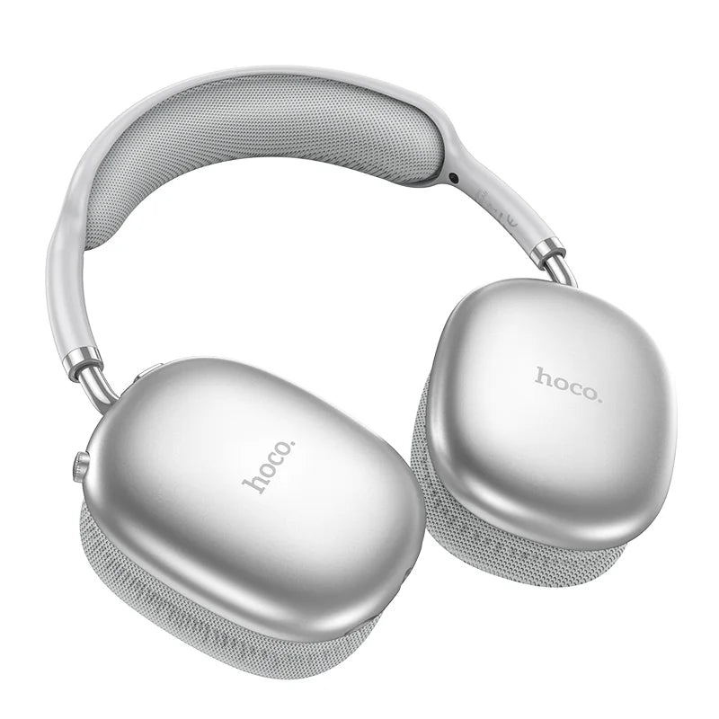 W35 Air Yuekai Bluetooth Over-ear Headphones (App) 16348 Silver