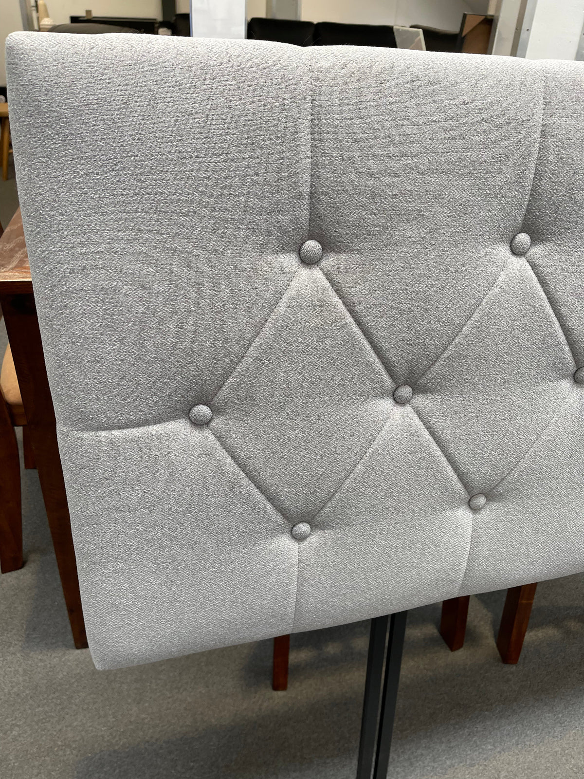 Fenland Headboard Light Grey King Size