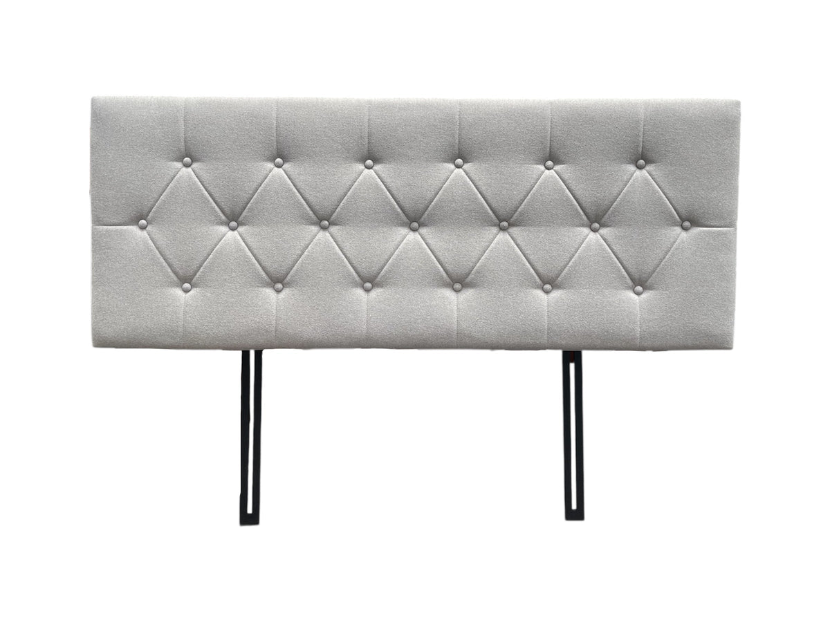 Fenland Headboard Light Grey King Size