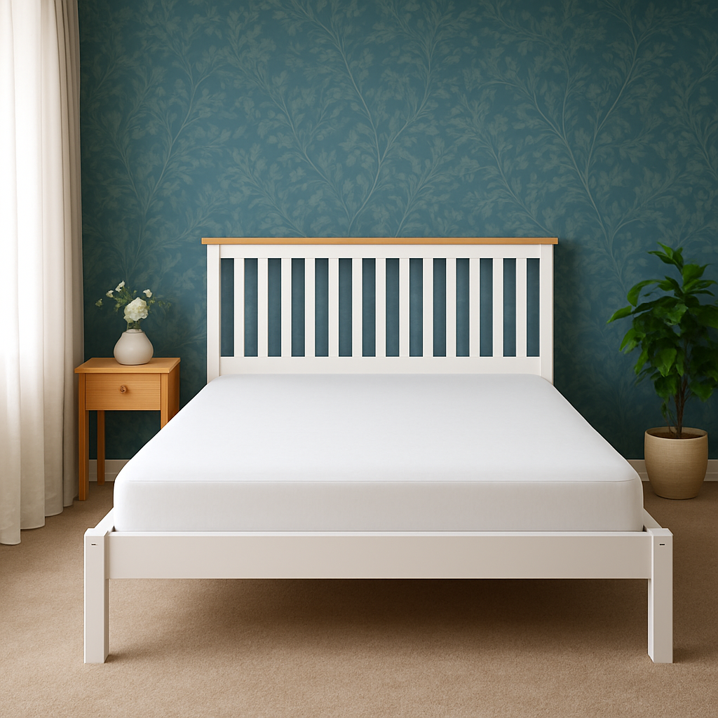 Hayes Solid Pine Bed Frame Queen