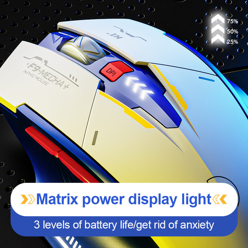 INPHIC F9 2.4G Wireless Silent Gaming Office Mouse