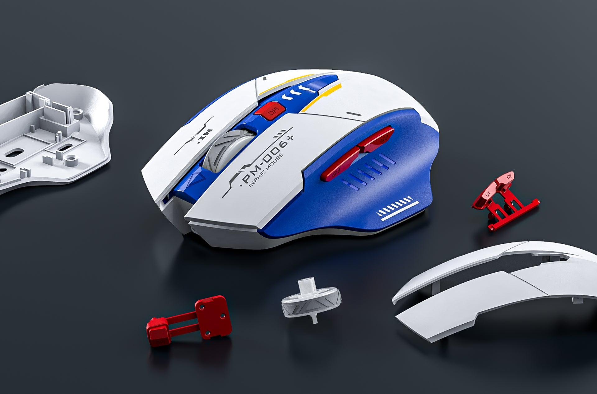 INPHIC F9 2.4G Wireless Silent Gaming Office Mouse