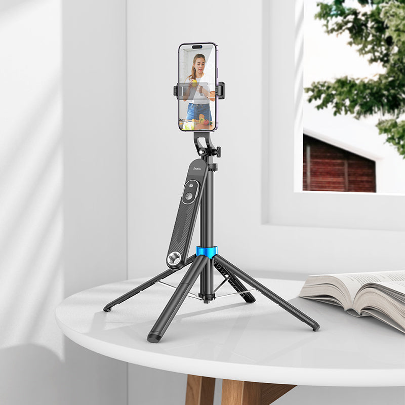 hoco. 2-in-1 Selfie Stick Tripod with Max Height 1.75m & Bluetooth Remote K22