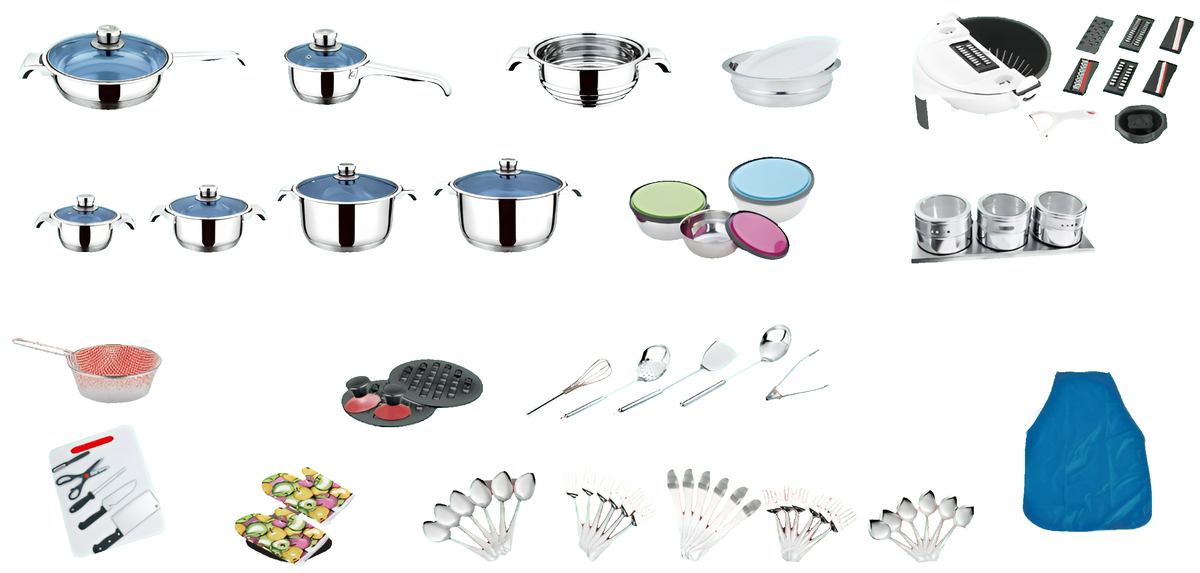 90 PIECES KITCHENWARE SET