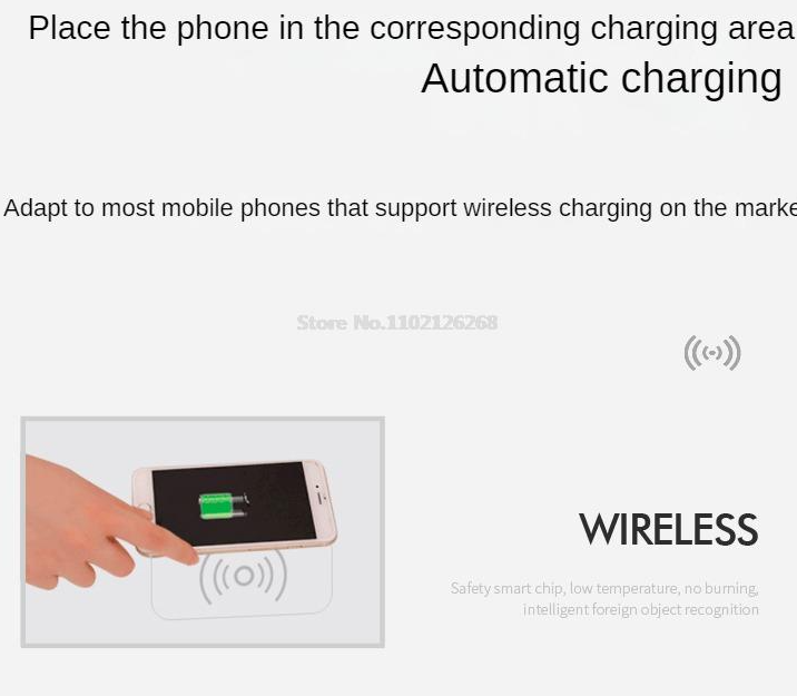 'Nicola' Smart Bedside Table with Intelligent Wireless Charging (USB-C Port DOES NOT WORK!)