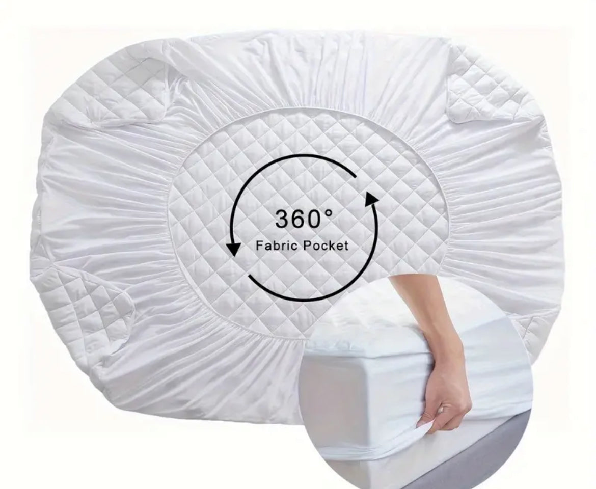 Lux Shield Cotton Waterproof Mattress Protector King size