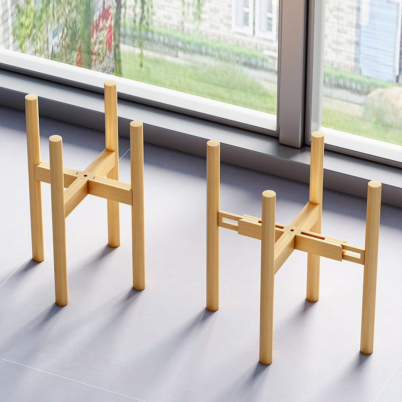 Adjustable Wooden Plant Stand