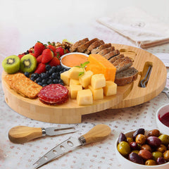 Yael Premium Cheese Board with Knives