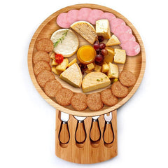 Yael Premium Cheese Board with Knives