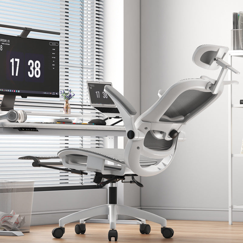 4D Adjustable Ergonomic Office Chair with foot support