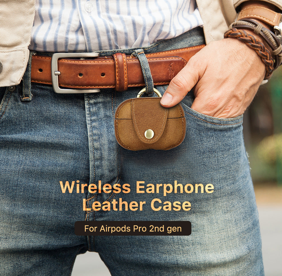 Oxford Genuine Leather AirPods Pro 2 Case