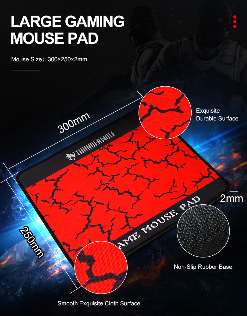 T-Wolf T800 Gaming Set (Headphone Keyboard Mouse Mouse Pad)