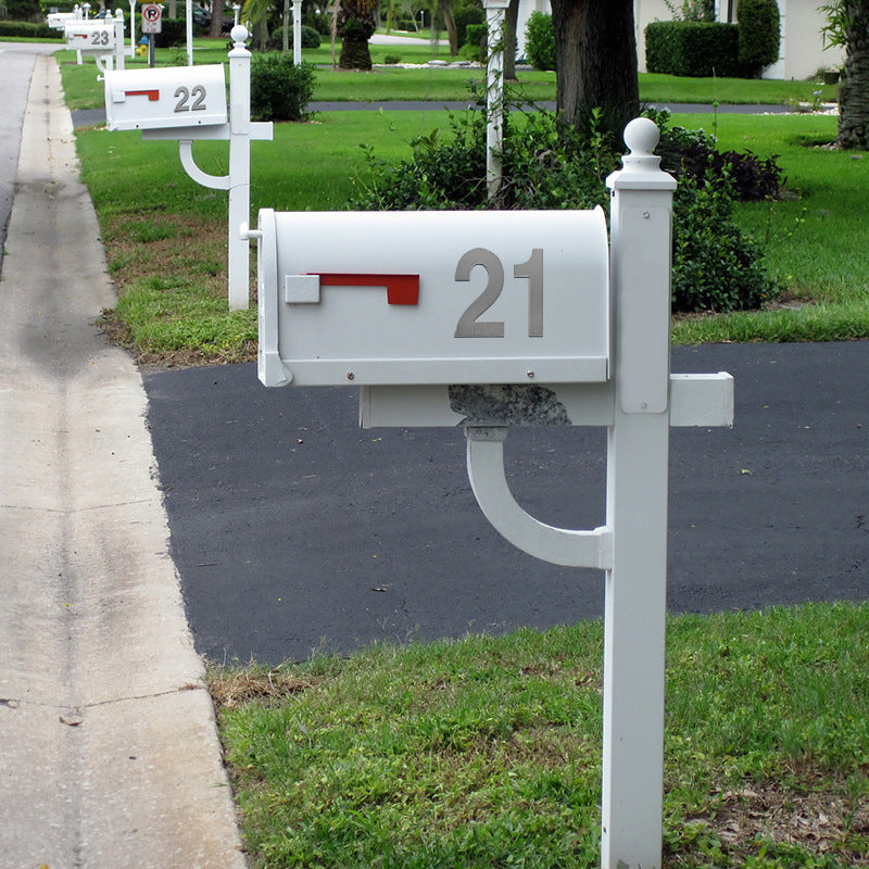 Letterbox Letter D - 75mm 304 Stainless Steel Silver