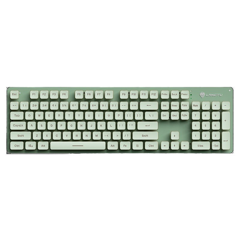 LANGTU LT600 Quiet Work Wireless Keyboard Mouse Combo Olive Green